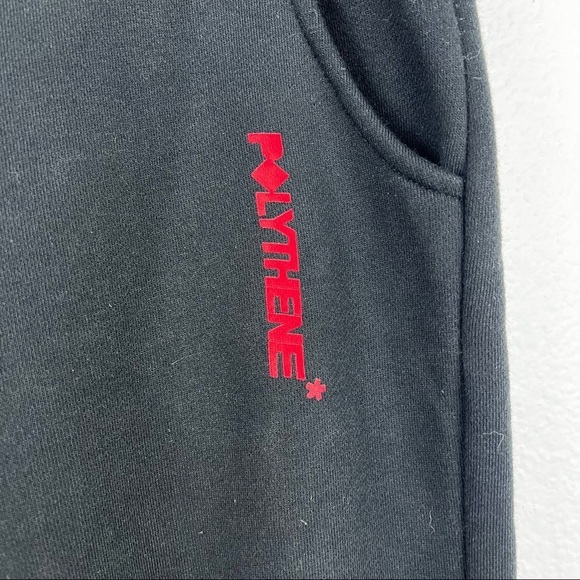 POLYTHENE* OPTICS Logo Sweatpants, Black, Size Small, NWOT! - Picture 4 of 7